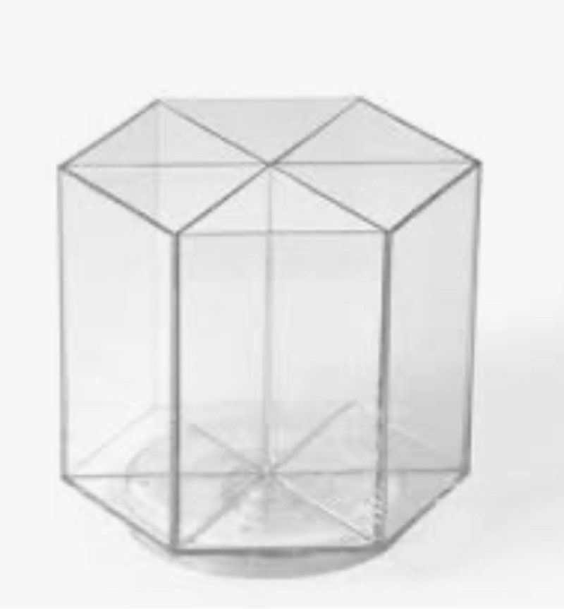 Beauty Station Makeup Organizer Clear  And Pink  (Case Of 12) 