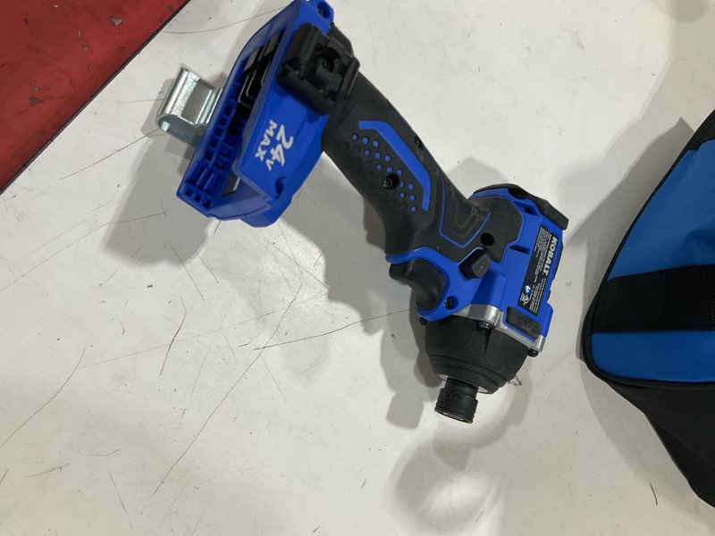 Condition photo showing As Is for kobalt 40v charger