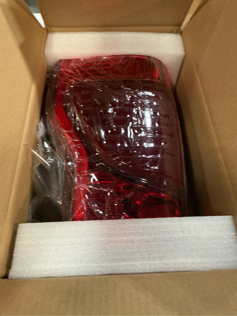 Condition photo showing New/Like New for tail lights with blind spot compatible with ford f250 f350 super duty 2020 2021 2022 rear taillights taillamp assembly halogen left driver side halogen left with blind spot