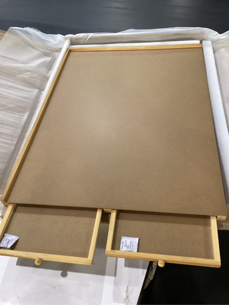 Condition photo showing New/Like New for Bits and Pieces Jigsaw Puzzle Board with Drawers Puzzle Board 1000 Pieces, 22 Inch x 30 Inch Wooden Tray Table with 4 Organizing Piece Sorting Trays, Portable, Easy Storage for Puzzles 1000 pc Plateau