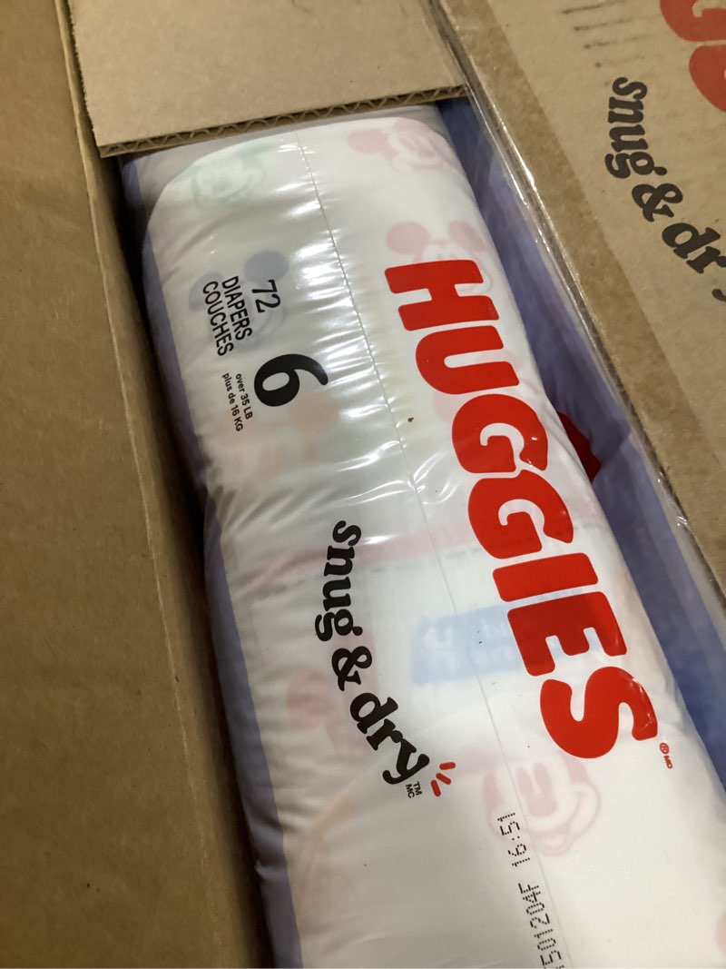 Condition photo showing Good Condition for huggies snug & dry disposable diapers - econ+ pack - size 6 - 144ct
