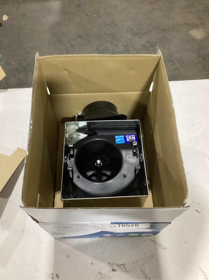 utilitech utilitech 1.0-sone 80-cfm white decorative lighted bathroom fan