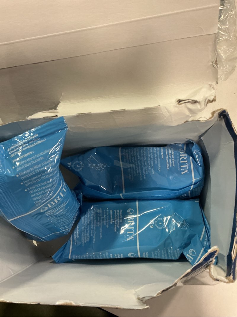 Condition photo showing New/Like New for Brita Plus Water Filter, BPA-Free, High-Density Replacement Filter for Pitchers and Dispensers, Reduces 2x Contaminants*, Lasts Two Months or 40 Gallons, Includes 6 Filters
