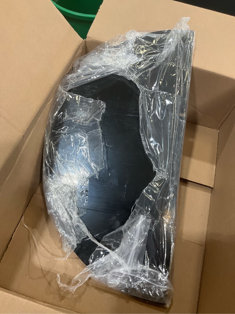 Condition photo showing As Is for 20.5 inch sump pump cover plastic submersible sump basic cover black septic tank lid for water pump basin bucket outdoor well (split) 20.5 inch split