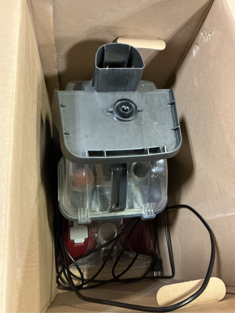 Condition photo showing As Is for ( incomplete) Hoover PowerScrub Deluxe Carpet Cleaner Machine for Carpet and Upholstery, Deep Cleaning Carpet Shampooer Machine with Multi-Purpose Tools, Pair Carpet Cleaner Solution