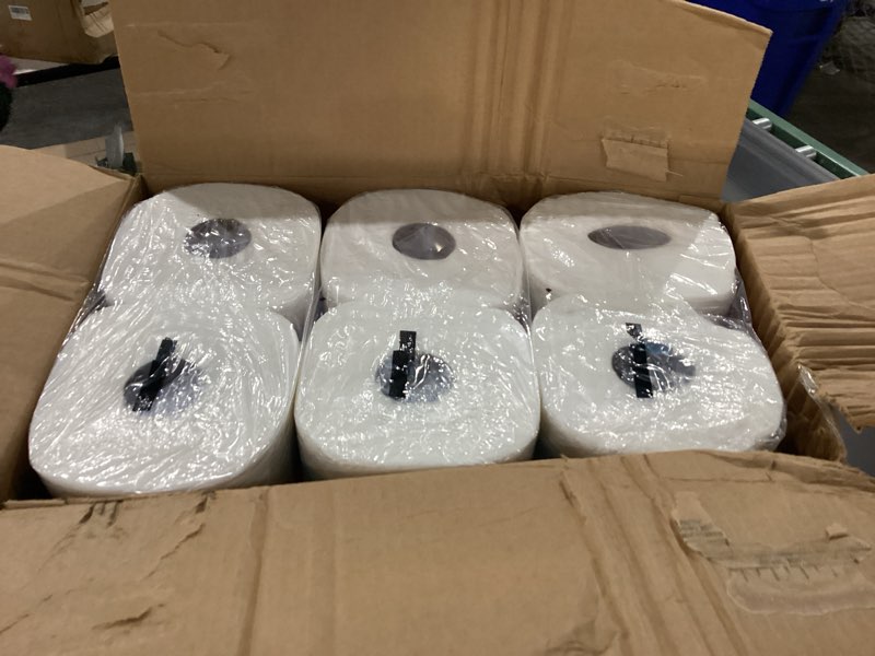 Condition photo showing New/Like New for Brawny Tear-A-Square 3-Ply Paper Towels, 12 XL Family = 30 Regular Rolls, Strong, Absorbent, and Durable with 3 Sheet Sizes (Quarter, Half, Full) Family 12 XL Family Rolls