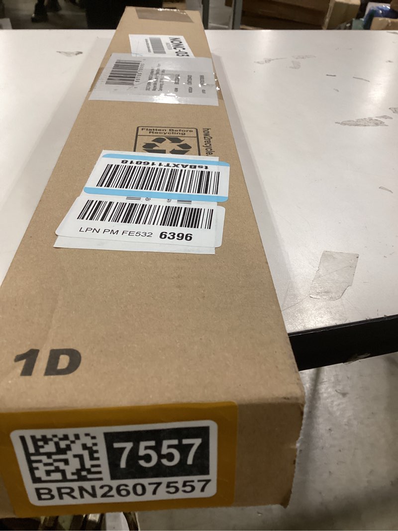 Condition photo showing New/Like New for dez furnishings cordless no tools 1" magnet mini blinds for metal doors, room darkening, 25" w x 42" h, white 25"w x 42"h
