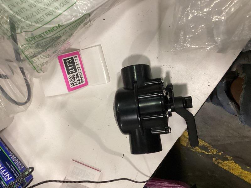 Condition photo showing Good Condition for 4724 4716 263038 2 port 1.5 & 2 inch positive seal valve replacement for spa diverter valve (black)