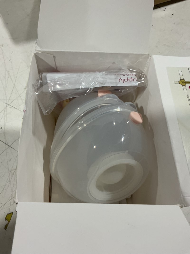 Condition photo showing As Is for nenesupply handsfree wearable breast milk collection cups compatible with spectra s1 s2 baby buddha momcozy v1 lansinoh pumps 24mm silicone flanges replacement for spectra pump parts 19mm 21mm inserts 24mm handfree collection cup