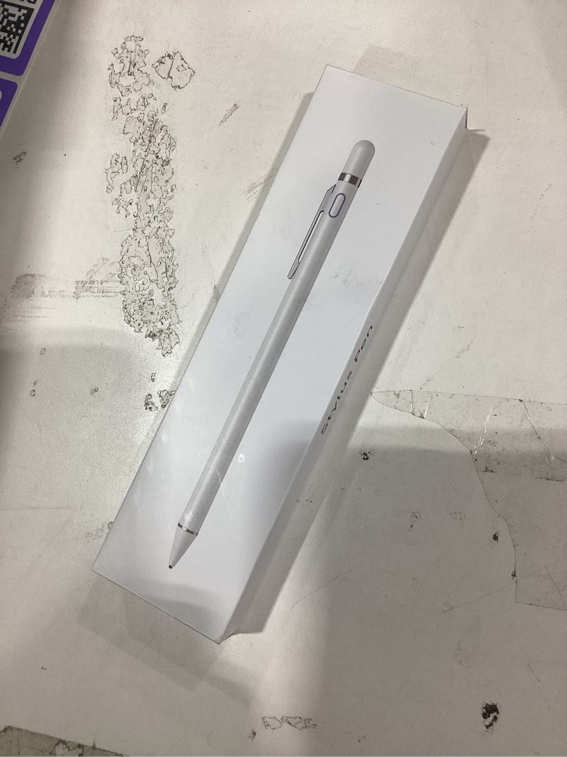 Condition photo showing New/Like New for Stylus Pen for iPad, Pencil for iPad Pro 12.9/11/10.5/9.7 Inch Air 5/4/3/2/1 iPad 10/9/8/7/6/5/4 Mini 6/5/4/3/2 Generation Alternative Digital Stylist for Touch Screens (Jet White)