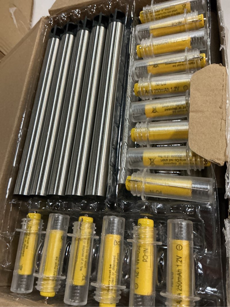 Condition photo showing New/Like New for denicmic solar lights outdoor 15 pack waterproof 6000k cold white led stainless steel stake outside lights for yard pathway garden driveway walkway landscape path lighting cold 15pack