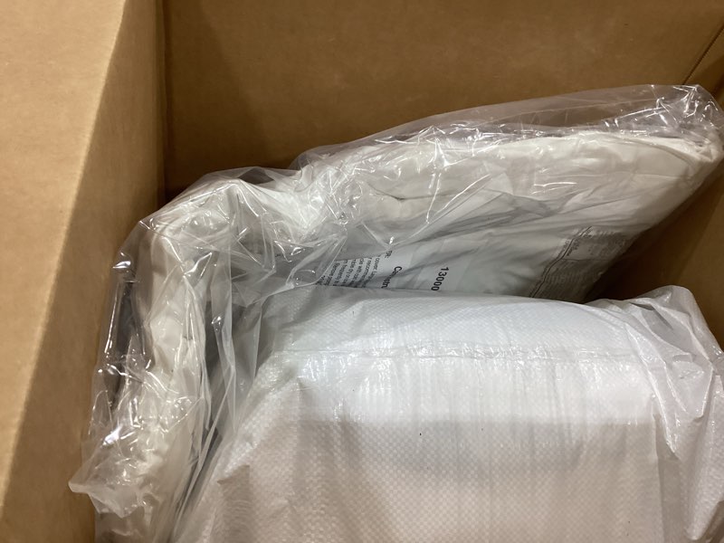 Condition photo showing As Is for sleep innovations dual layer 4 inch memory foam mattress topper, twin size, medium support, 2 inch cooling gel memory foam plus 2 inch pillow top cover twin enhanced support topper