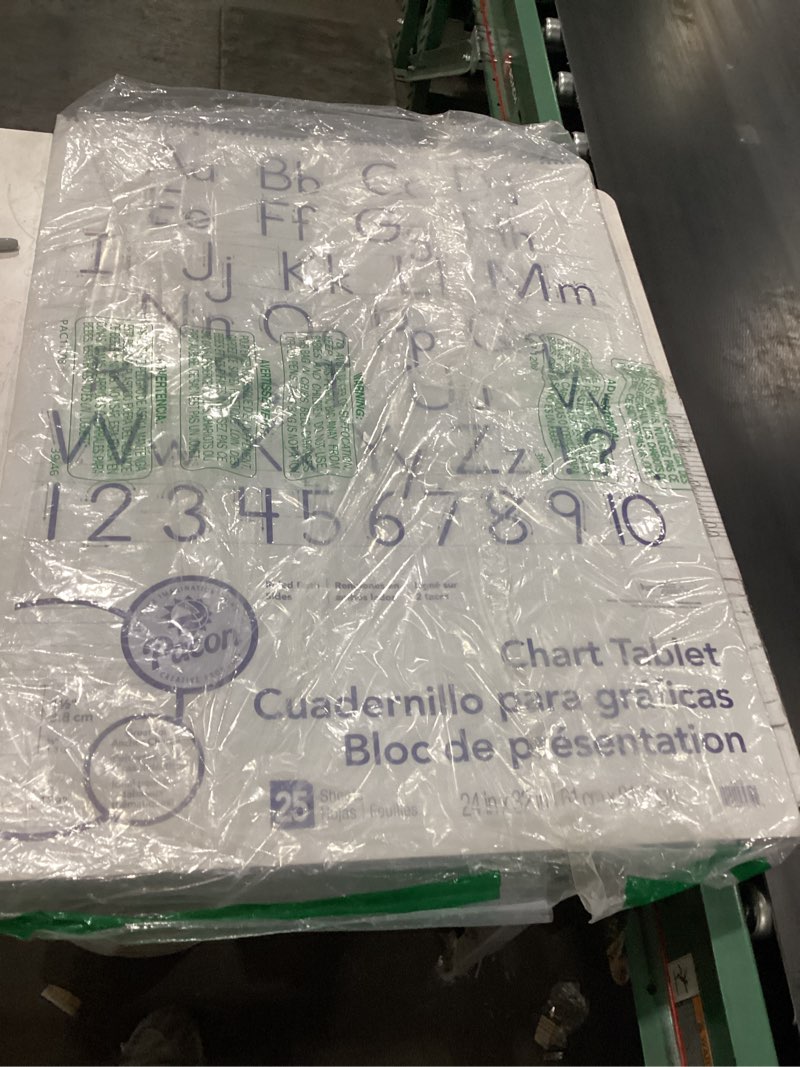 Condition photo showing New/Like New for pacon® chart tablet, 24" x 32", 1 1/2" ruled, 25 sheets