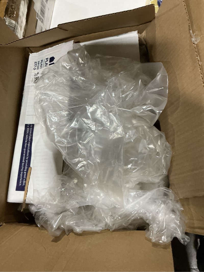 Condition photo showing Good Condition for plasticplace 55-60 gallon trash bags ? 1.2 mil ? clear garbage can liners ? 38” x 58” (100count) transparent 100 count (pack of 1)