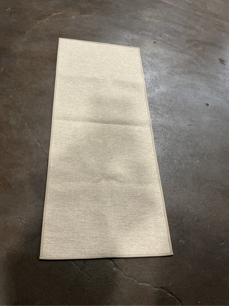 Condition photo showing As Is for safavieh himalaya collection runner rug  ', stone, handmade wool, ideal for high traffic areas in living room, bedroom (him820a)