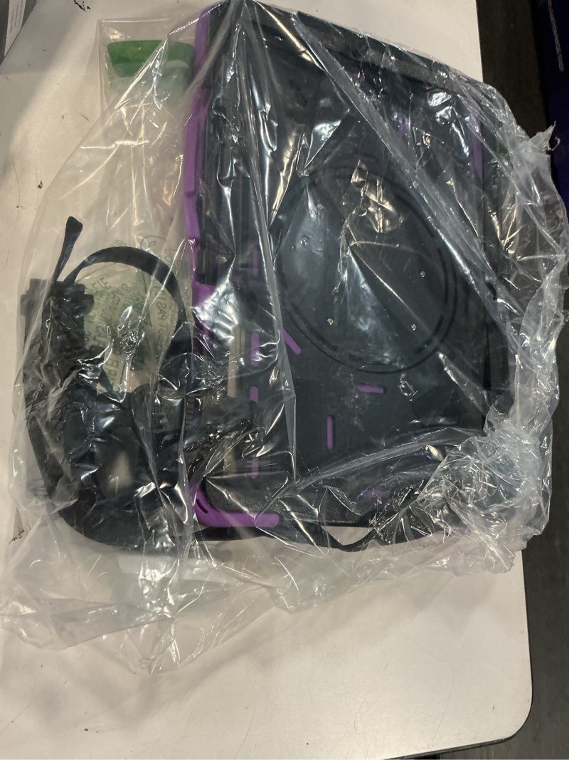 Condition photo showing Good Condition for braecn case for samsung galaxy tab s10+/s9 fe+/s9+/s8+/s7 fe/s7+ 12.4” sm-x820/x610/x810/x800/t730/t970, silicone cover w/screen protector/handle grip/kickstand/shoulder strap/s pen holder, purple