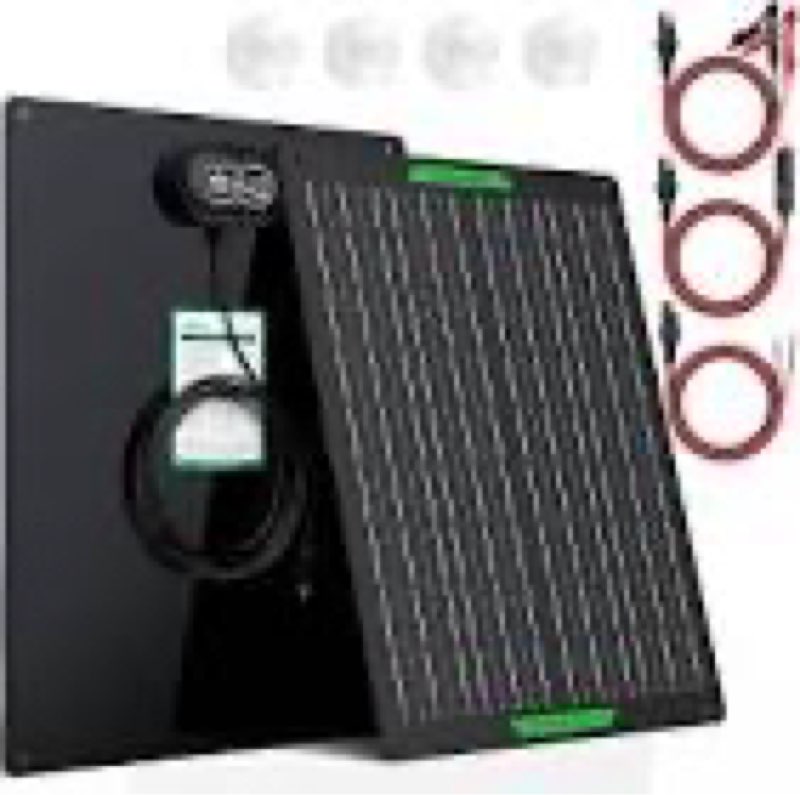 suner power waterproof 50w 12v solar battery charger & maintainer pro, built-in ultrasmart mppt char