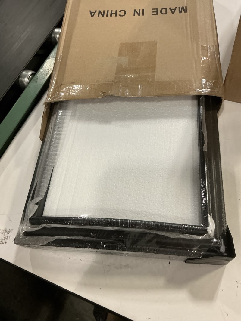 Condition photo showing New/Like New for 3 pack bamboo serving trays with handles, rectangular kitchen food tray for eating, dinner trays for eating on couch, wood serving platter for breakfast, tea, bar, restaurant, party or bed (black)