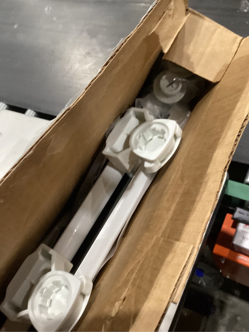 Condition photo showing As Is for Bemis 1500EC 390 Lift-Off Wood Elongated Toilet Seat, Cotton White (Pack of 1)