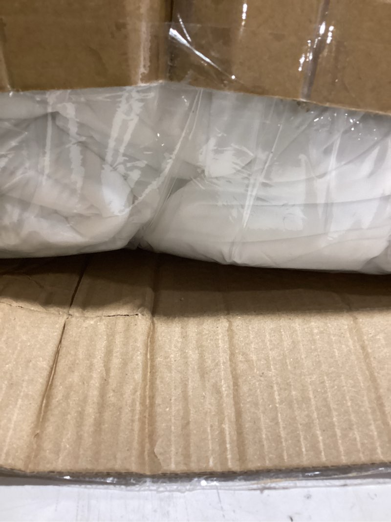 Condition photo showing As Is for bedlore twin xl mattress topper viscose derived from bamboo, thick pillow top mattress pad with deep pockets for 6-15 inches mattress, soft mattress topper college dorm size for back pain relief 1 white twin xl