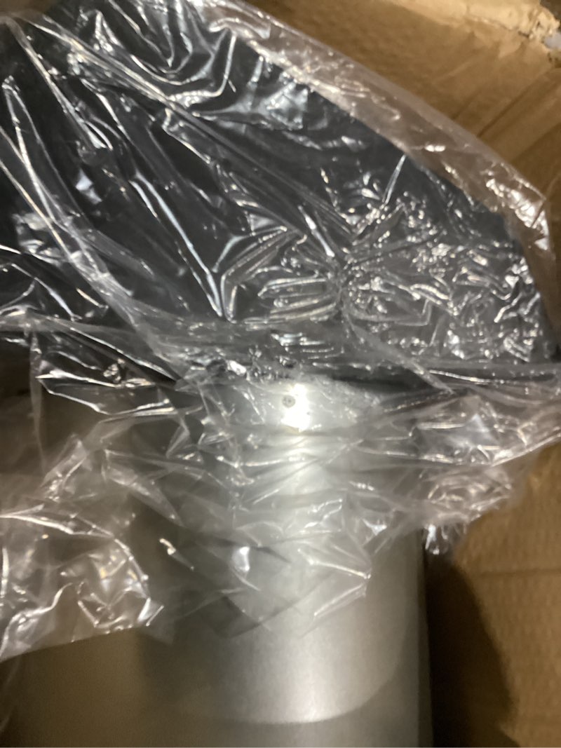 Condition photo showing Good Condition for 10 Inch Hooded Wall Vent with Screen and Damper,Outdoor Wall Exhaust Vent Cover Cap for Kitchen Range Hood HVAC Duct Dryer Ventilation&Outside Exterior Mount,Galvanized Steel,Black 10 Inch Black