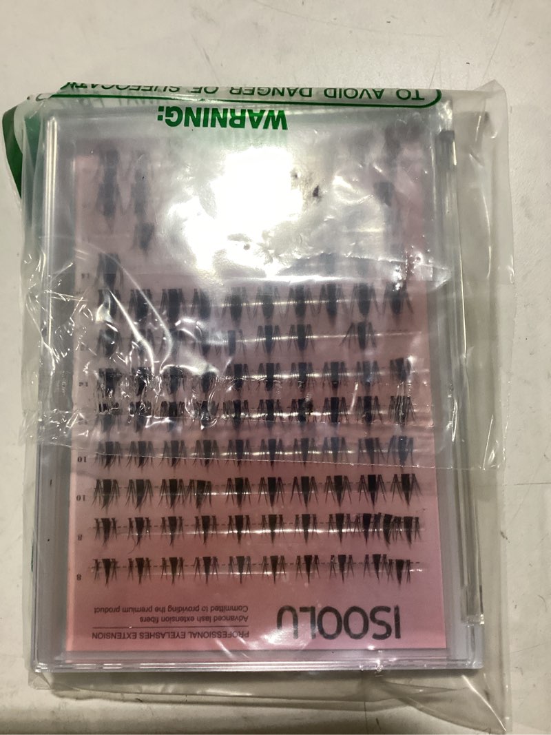 Condition photo showing New/Like New for Fairy Lash Clusters Manga Individual Lashes C Curl Wispy Eyelash Clusters WideSpan Eyelash Extension Kit with Lash Bond and Seal Wet-Look Spiky Cluster Lashes (Fairy) Fairy 120PCS