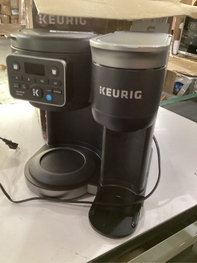 Condition photo showing As Is for Keurig K-Duo Hot & Iced Single Serve & Carafe Coffee Maker, MultiStream Technology, 72oz Reservoir (Gen 2)