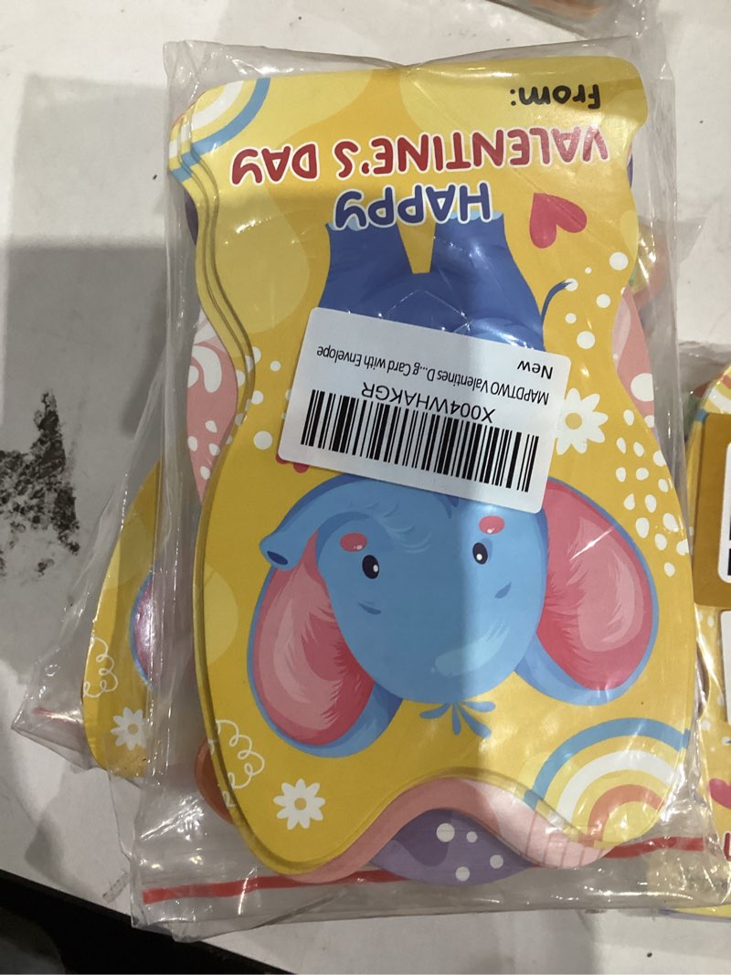 Condition photo showing New/Like New for MAPDTWO 36 Packs Animal Valentines Day Cards - Valentines Day Cards for Kids School Party Favors - Animal Sloth Frog Chicken Elephant 6 Designs Exchange 3.5''x5.8'' Mason Jar Card (Candy Not Included)