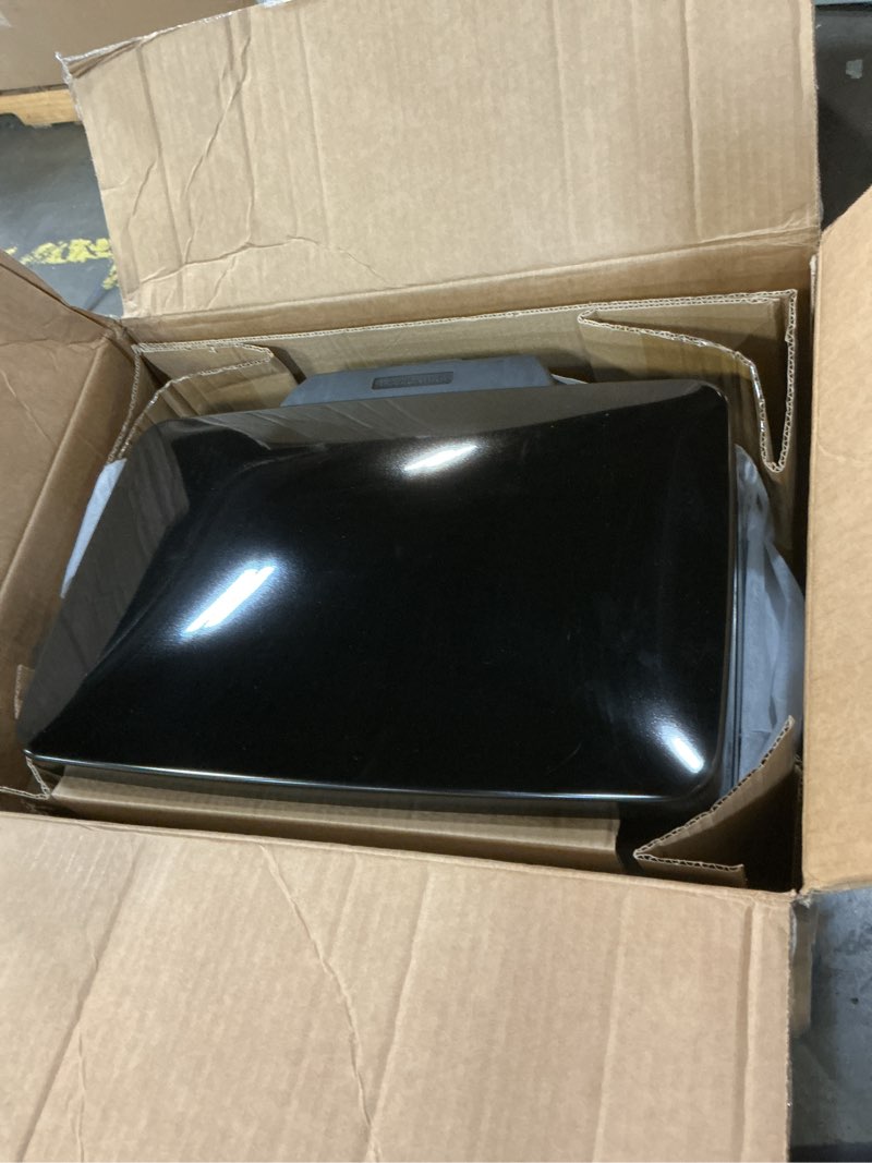 Condition photo showing Good Condition for tramontina kitchen trash can, 10.5 gallon (40 l) garbage can, large step trash bin with lid, stainless steel, soft close, 15 trash bags included, black ultb540b40 black 10.5 gallons