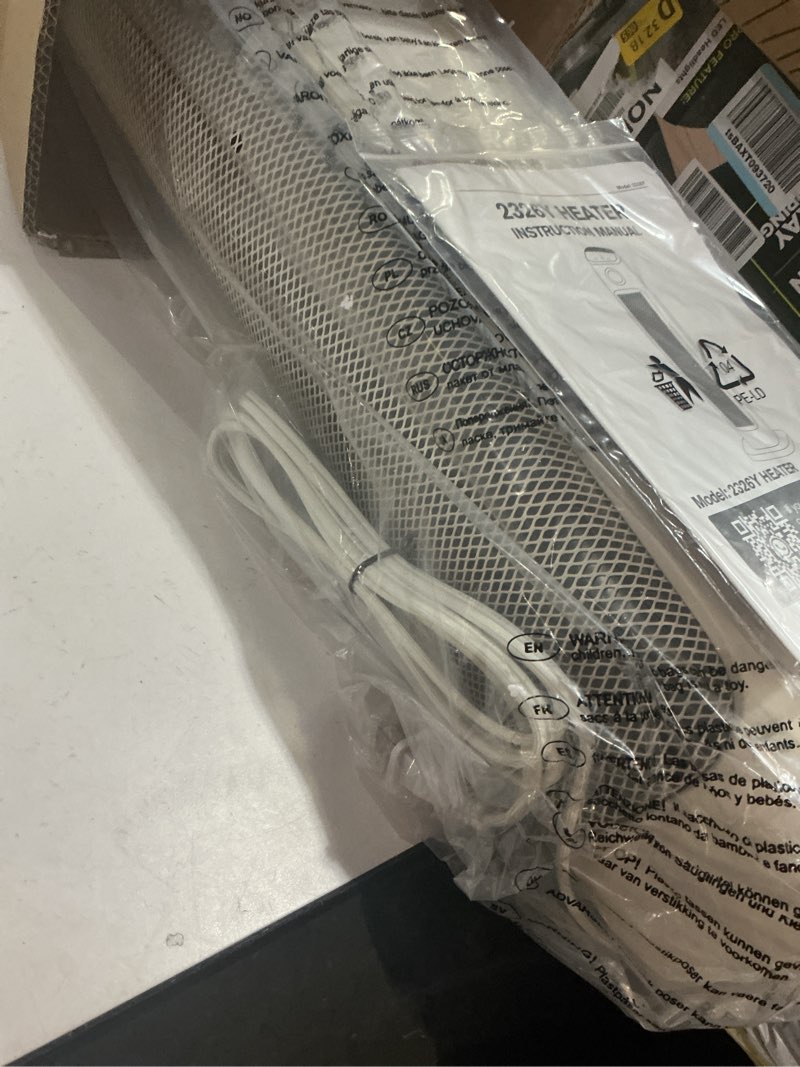 Condition photo showing New/Like New for Patio Heater And Fan Combo for Indoor Use with 3 Heat Levels,Space for Garage Backyard Room Indoor,1