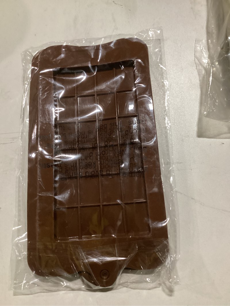 BAMUTU Protein Bar Molds, Energy Bar Molds 3 Pack Break Apart Silicone Chocolate Candy Molds, Non-St