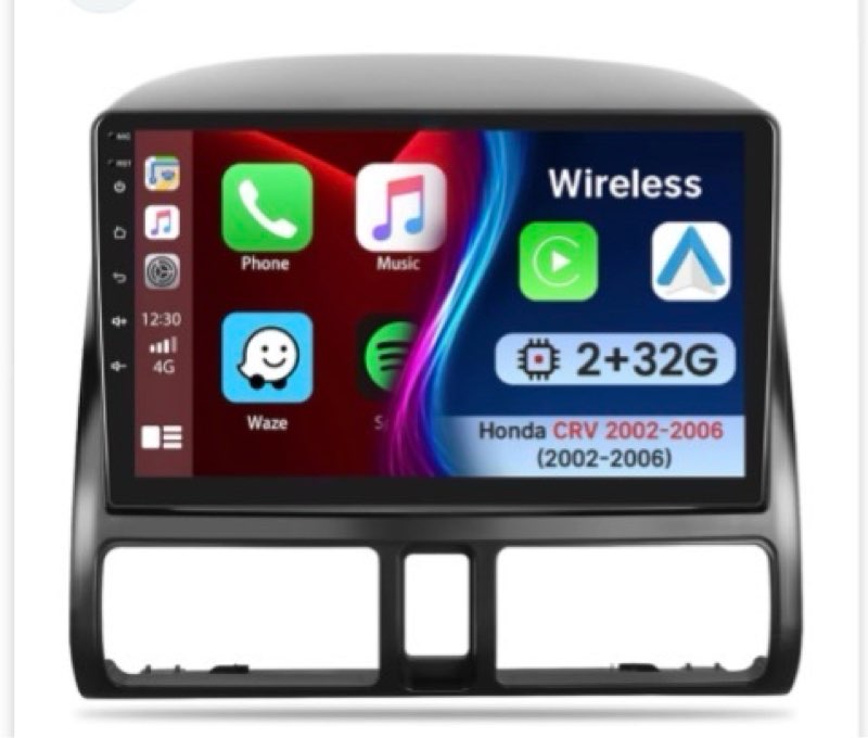 Leadfan Android Car Stereo Radio for Honda CRV 2002 2003 2004 2005 2006 with Wireless Carplay Androi