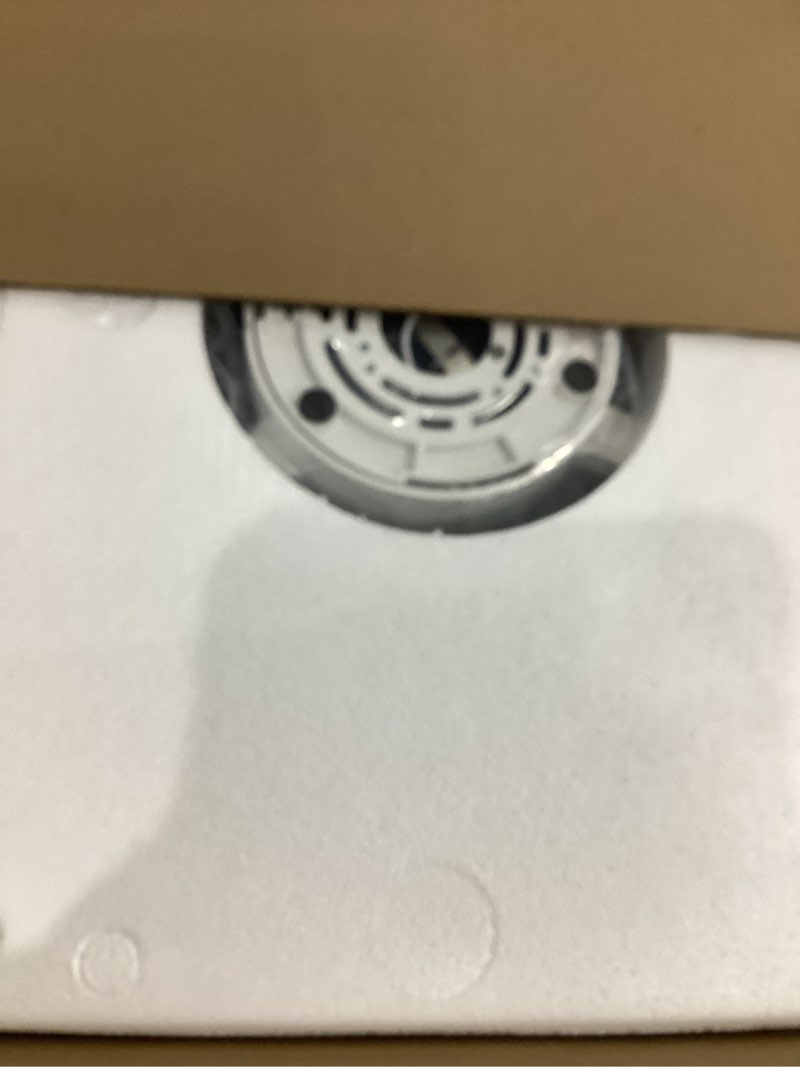 Condition photo showing New/Like New for VOLISUN Low Profile Ceiling Fans with Light and Remote, 20in Fandelier Ceiling Fan with Lights, 3000K-6500K Dimmable Flush Mount LED Fan Light, White Bladeless Ceiling Fans with Lights for Bedroom White 20 INCH