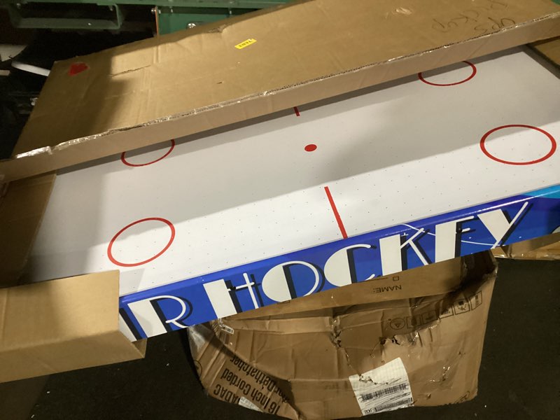 Condition photo showing Good Condition for 40 inch mini arcade style air hockey table for kids and adults, hockey game table for home, game room, office