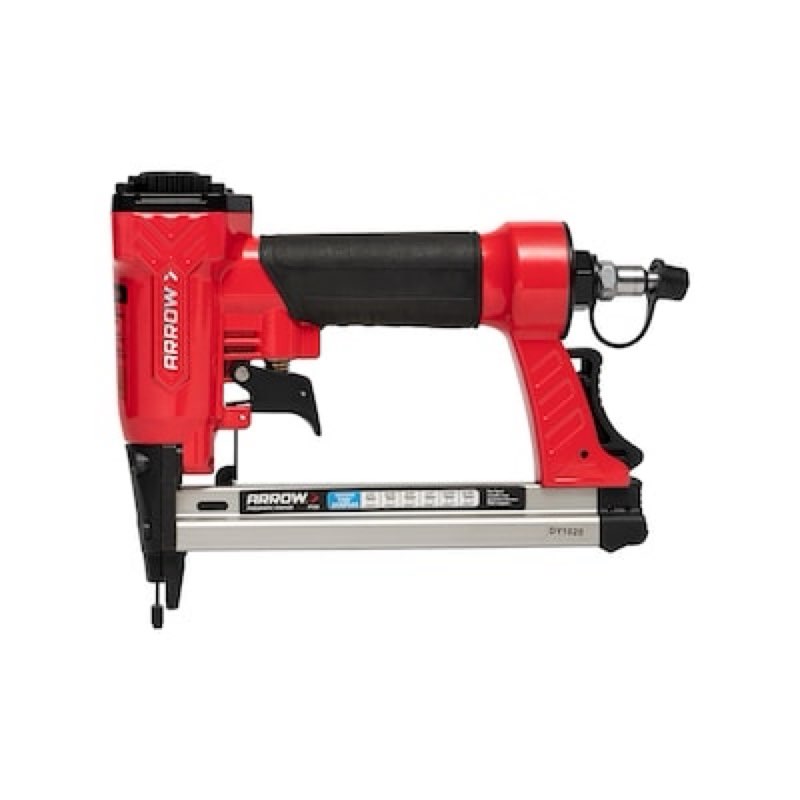 arrow pt50 18 -gauge 3/8-in medium crown finish pneumatic stapler