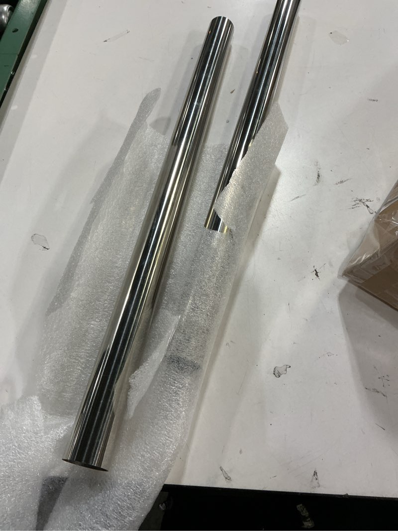 Condition photo showing Good Condition for 2 pack 1" od 304 stainless steel pipe,24 inch length thickened metal tubing,1.5mm wall thickness,1 inch stainless steel tube (2, 24 inch) 2 24 inch