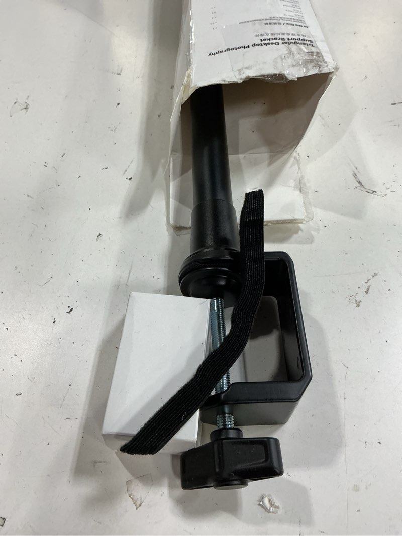 Condition photo showing As Is for smallrig overhead 3-section desktop camera bracket, damping boom arm desk mount with 360 rotatable ball head, tabletop c clamp, max load to 4.4lbs / 2kg for photography videography live stream clamp 4324