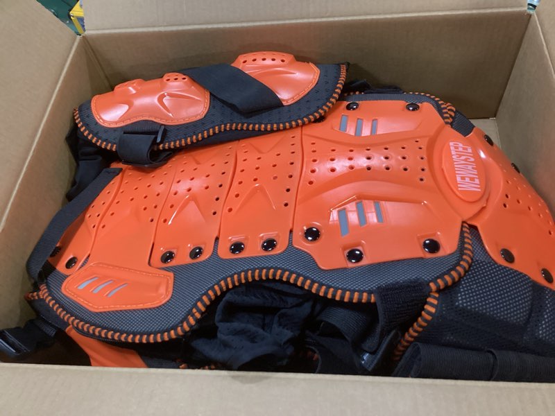 Condition photo showing As Is for WEWAYSTEP Motorcycle Protective Jacket Full Body Armor, Chest Spine Protection Dirt Bike Gear for Me