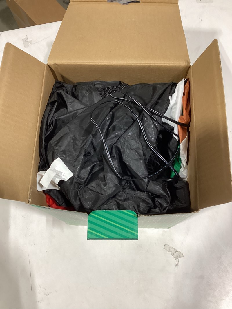 Condition photo showing Good Condition for Holiday Living 7-ft Lighted Black Santa Christmas Inflatable