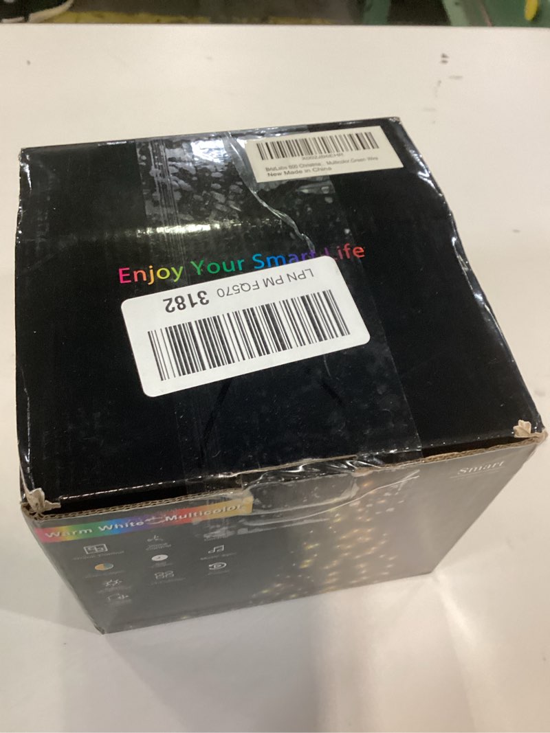 Condition photo showing New/Like New for BrizLabs Color Changing Christmas Lights, 262ft 800 LED Smart Christmas String Lights Work with Alexa & Google Home, Warm White & Multicolor WiFi Xmas Tree Light Music Sync for Xmas Tree Home Decor Warm White & Multicolor - WiFi