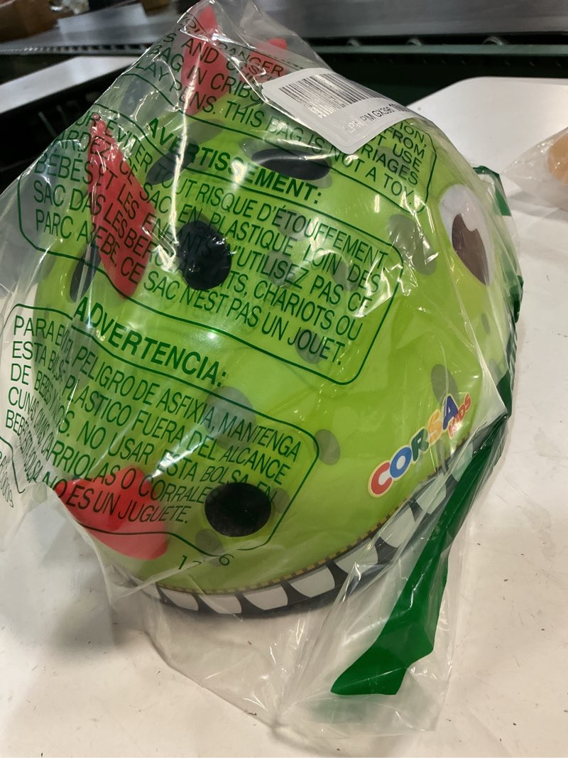 Condition photo showing Good Condition for zise s toddler kids bike helmet, adjustable and multi-sport, 3 sizes for ages 1-2-3-5-8-14 years child infant boys girls s: 50-54 cm / 19.6\"-21.3\" green dragon