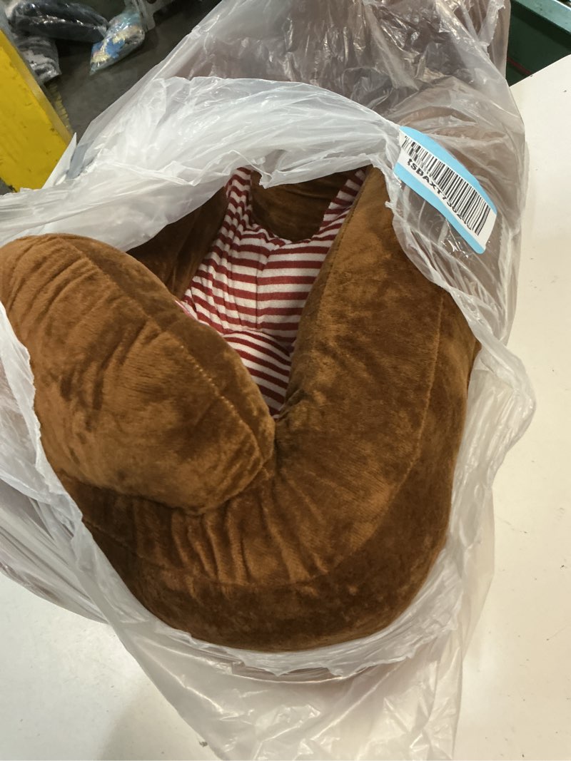 Condition photo showing Good Condition for baby support seat, cute baby sofa chair for sitting up, comfy plush infant seats (monkey,w17.5 x h17.5) monkey w17.5" x h17.5"