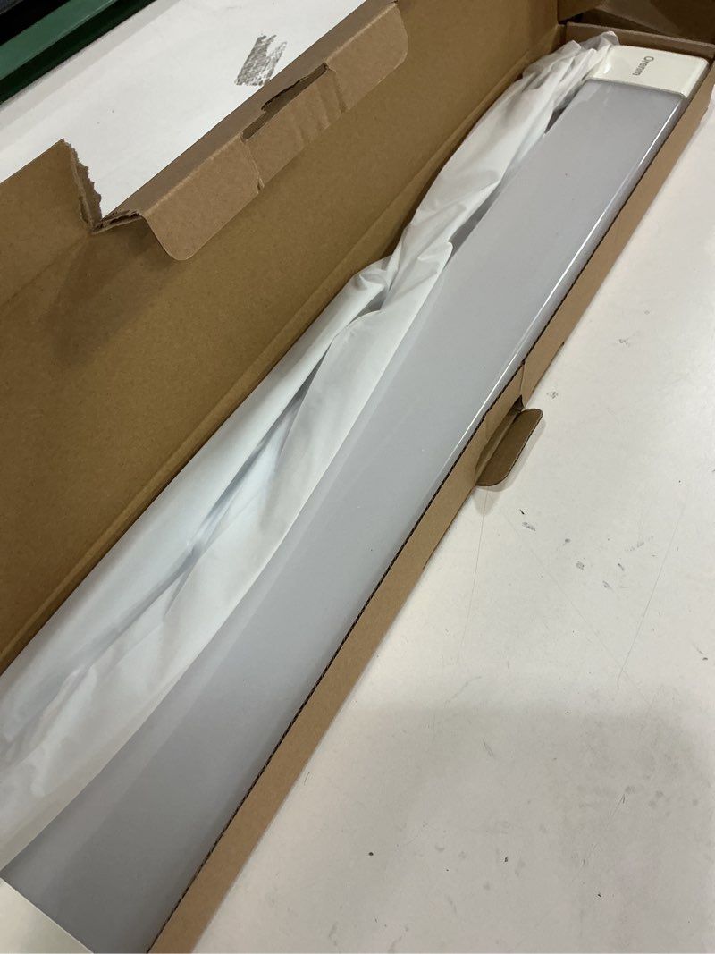 Condition photo showing Good Condition for Plug & Play Linkable Waterproof LED Tube Light - 2FT, 18W, 5000K with Switch Cord, Easy Ceiling/Wall Installation for Garage, Under Cabinet, Shop Light