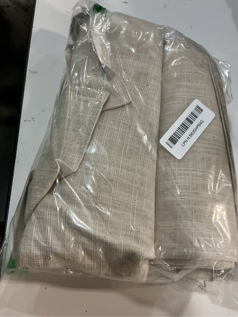 Condition photo showing Good Condition for MIULEE Decorative Linen Euro Sham Pillow Covers 26x26 Natural Beige Boho Farmhouse?Neutral Couch Throw Pillows for Bed Pack of 2 Accent Modern Pillowcase Sofa Livingroom Home Decor 26" x 26" (Pack of 2) Natural Beige
