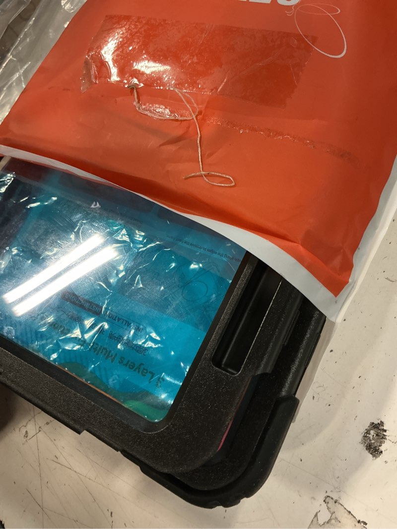 Condition photo showing Good Condition for SEYMAC stock for iPad Pro 11 inch Protective Case M5 2025/M4 2024, Heavy Duty Case with Screen Protector, Pencil Holder, Rotating Stand, Hand Strap, Shoulder Strap, Black Black Case for iPad Pro 11 inch