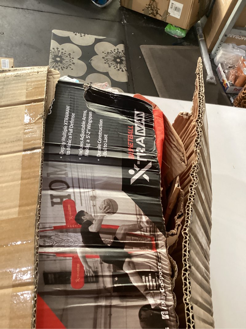 Condition photo showing As Is for GoSports XTRAMAN Basketball Dummy Defender Training Mannequin