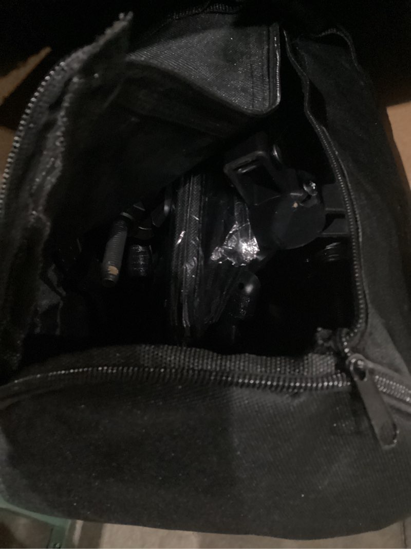 Condition photo showing As Is for Photo Video Studio 20ft (Wide) x 10ft (Tall) Heavy Duty Adjustable Width & Length Photography Backdrop Stand Background Support System Kit with Spring Clamps , Sandbags , Carry Bag