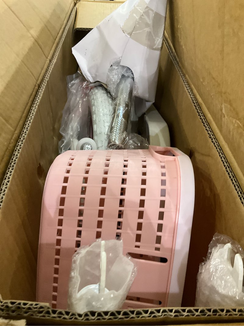Condition photo showing New/Like New for Girls Bike for Kids Ages 2-5 Years, 12 14 16 Inch Kids Bike with Training Wheels, Basket & Streamers, Pink Little Girls Bicycle with Coaster Brake, Birthday Gift 14"