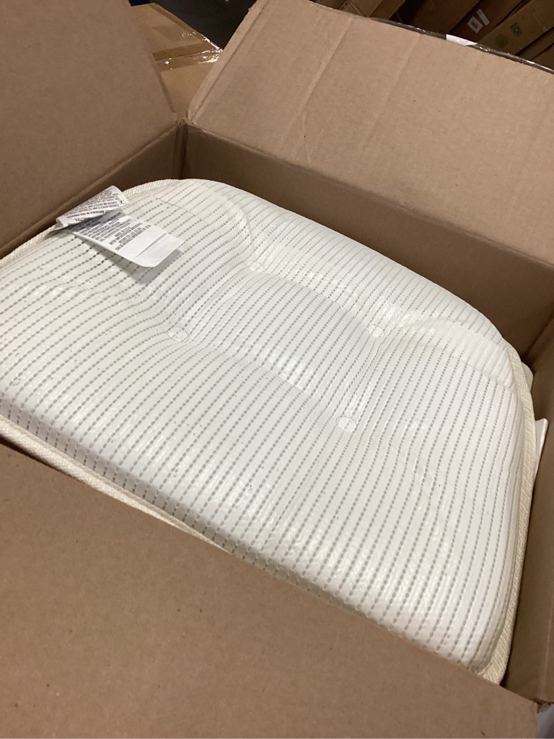Condition photo showing item condition for Non-Slip Chair Cushions, Assembled in USA, U-Shaped Skid-Proof Seat Pads for Dining Room, Kitchen, Office, 15"x16" Solid Ivory 4 Pack