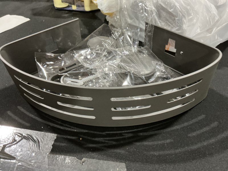 VOLPONE Corner Shower Caddy Suction Cup Shower Shelf Corner No Drilling Bathroom Shower Organizer St